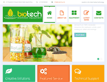 Tablet Screenshot of biotechsa.net